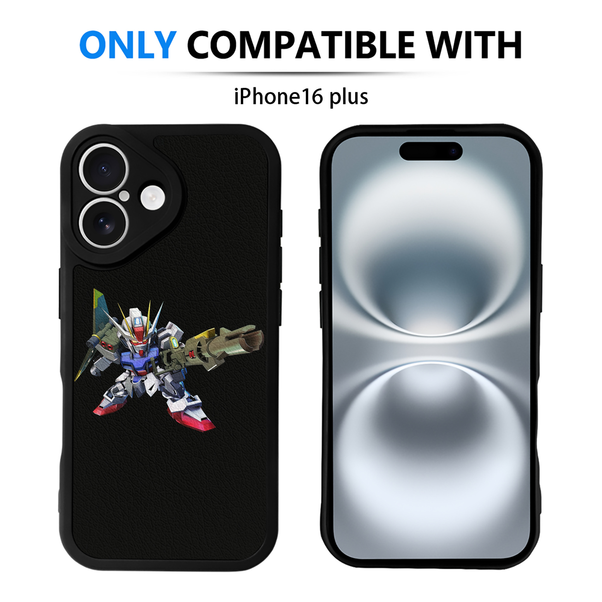 （画像用） 機動戦士ガンダム Mobile Suit Gundam 【iPhone 16シリーズ対応】シリコンスマホケース（レザー調） 材質：シリコン
